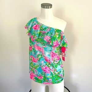 Lilly Pulitzer Off Shoulder Blouse